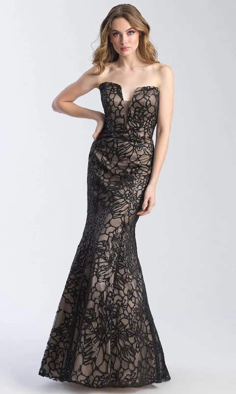 Formal Dress for Indoor WeddingsMadison James - 20-329SC Strapless Sequin Lace Mermaid Gown