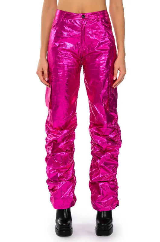 women's insulated pantsGLIMPSE OF MAGIC RELAXED METALLIC PANT