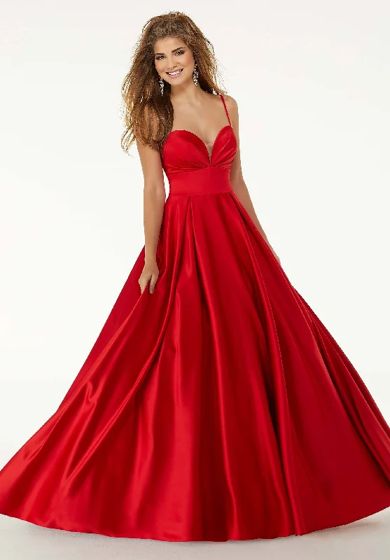 Formal Dress for Bat MitzvahsMori Lee - Sweetheart Pleated Ballgown 45094