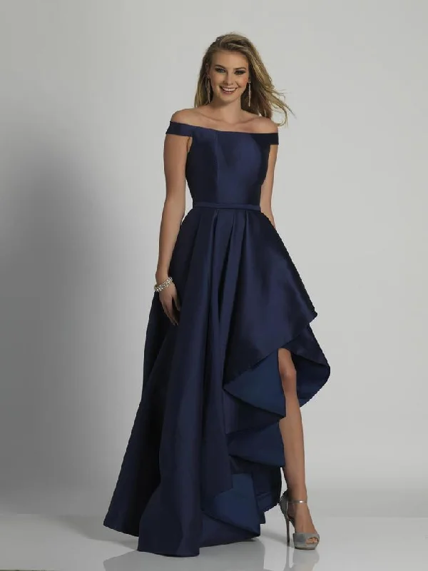 Formal Dress for Urban ThemesDave & Johnny - Off-Shoulder High Low Gown A6218