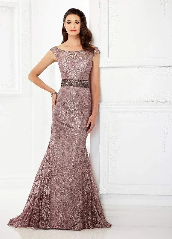 Formal Dress for Small WeddingsMontage by Mon Cheri - 118982SC Metallic Lace Mermaid Gown