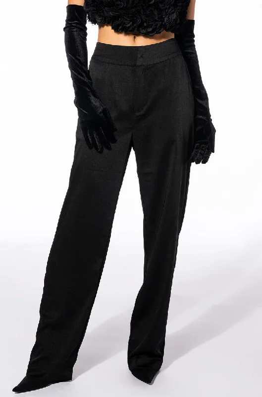 women's trendy pantsKEEP YOU WAITING HIGH RISE STRAIGHT LEG TROUSER