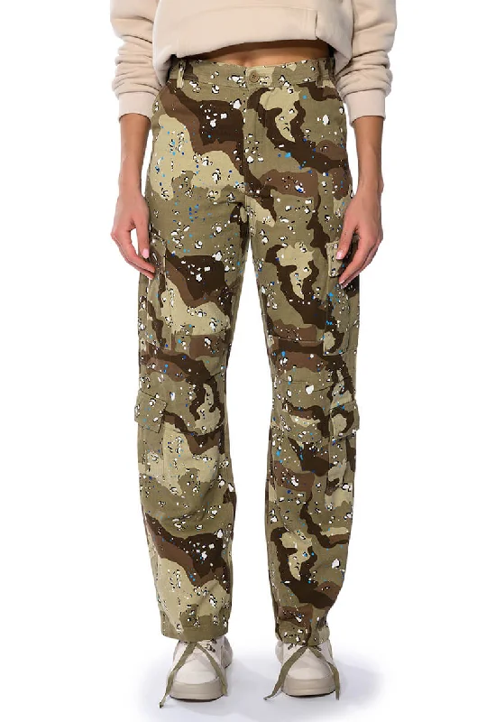 women's cycling pantsREPRESENT PAINTED WIDE LEG CARGO