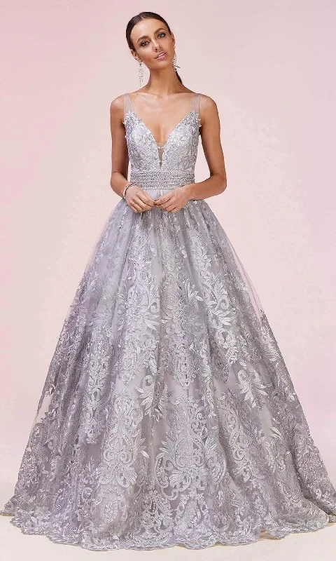 Formal Dress for Summer WeddingsAndrea and Leo - A0620 Sleeveless Embroidered Ballgown