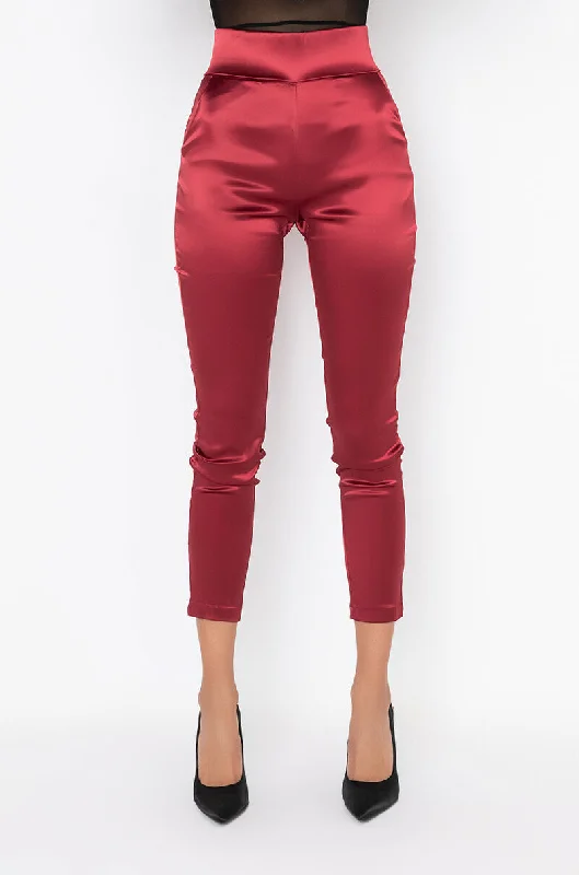 women's winter pantsCALL ME BABY SATIN TROUSER