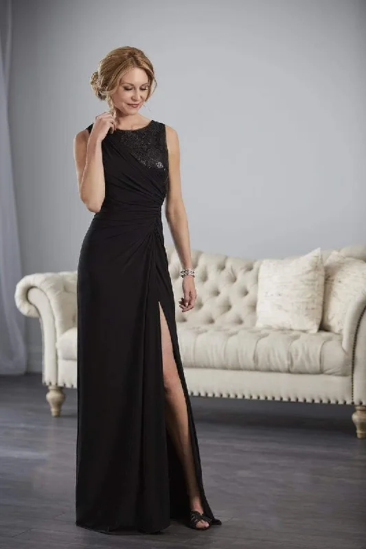 Formal Dress for New Year's EveChristina Wu Elegance Sequin-Ornate Draped Sheath Gown