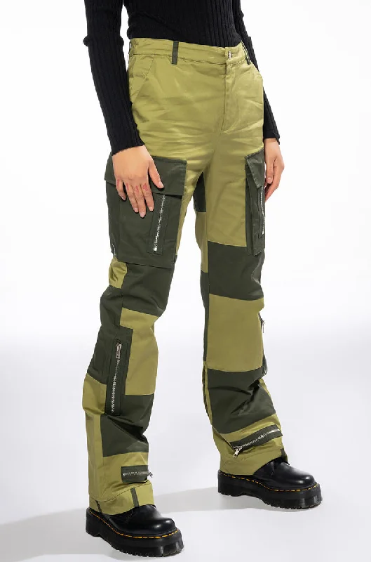 women's skinny pantsWILD ONES COLORBLOCK CARGO PANT