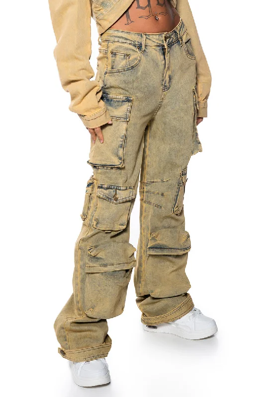 women's flare pantsMELISSA CARGO PANTS