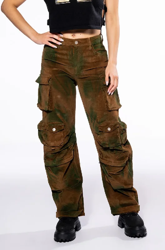 women's winter pantsOZUNA CORDUROY CARGO PANTS