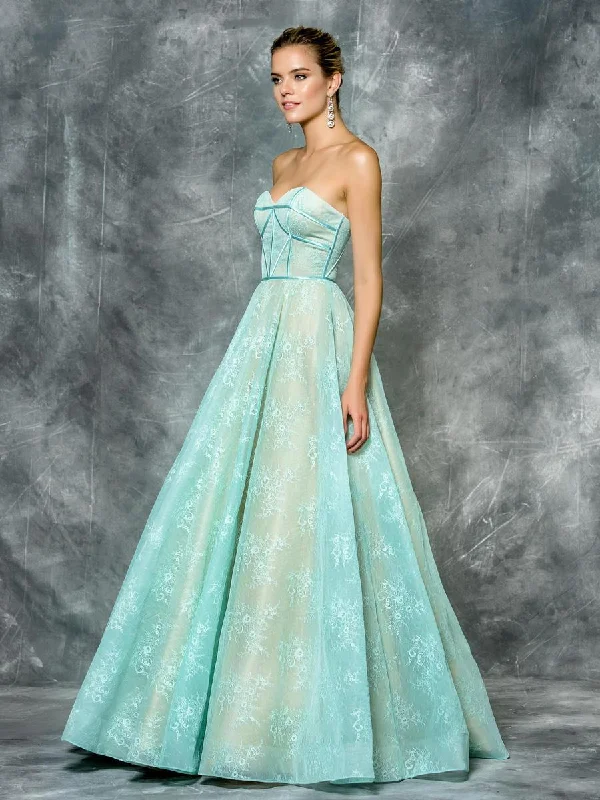 Formal Dress for Sports AwardsColors Dress Banded Strapless Sweetheart Ballgown