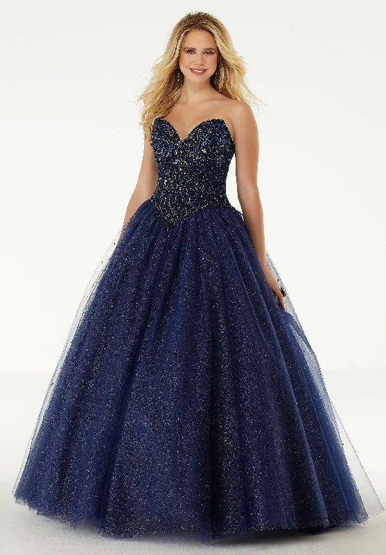 Formal Dress for EveningsMori Lee - Embellished Sweetheart Ballgown 45008