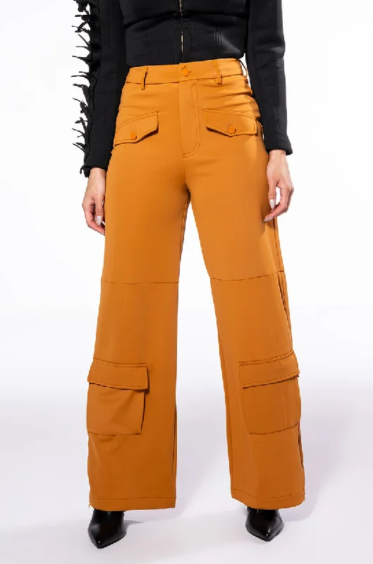 women's solid-color pantsELEVATED CARGO PANTS