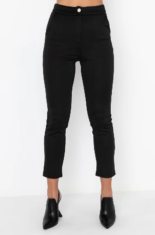 women's capri pantsBACK TO BUSINESS SCUBA TROUSER BLACK