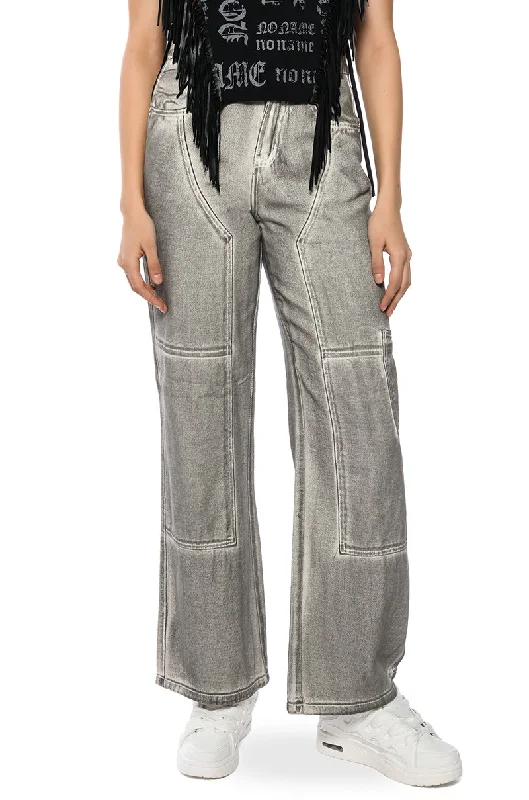 women's zipper pantsMORGAN RELAXED FIT JEANS