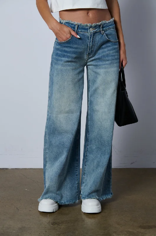 women's silk pantsLARK ULTRA WIDE LEG JEAN