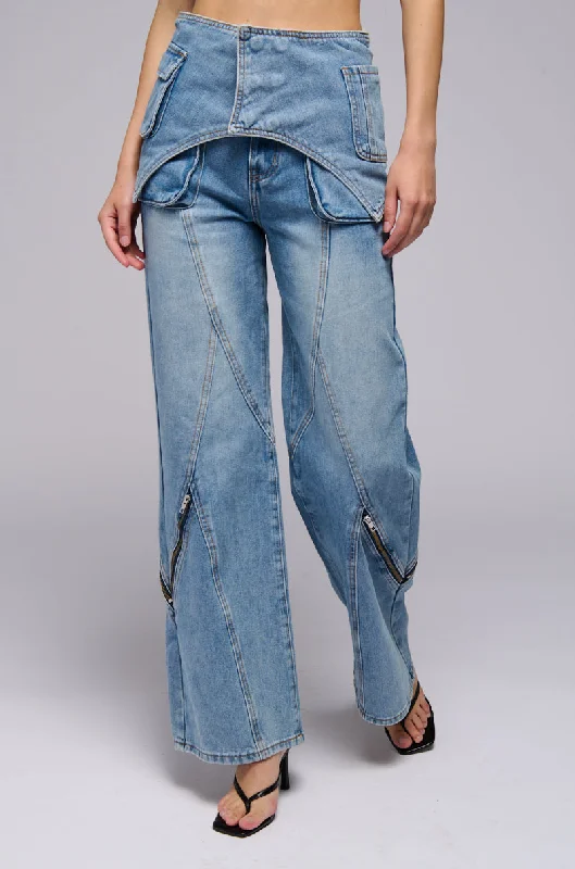 women's bell-bottom pantsTHIS IS HOW WE DO DENIM PANT