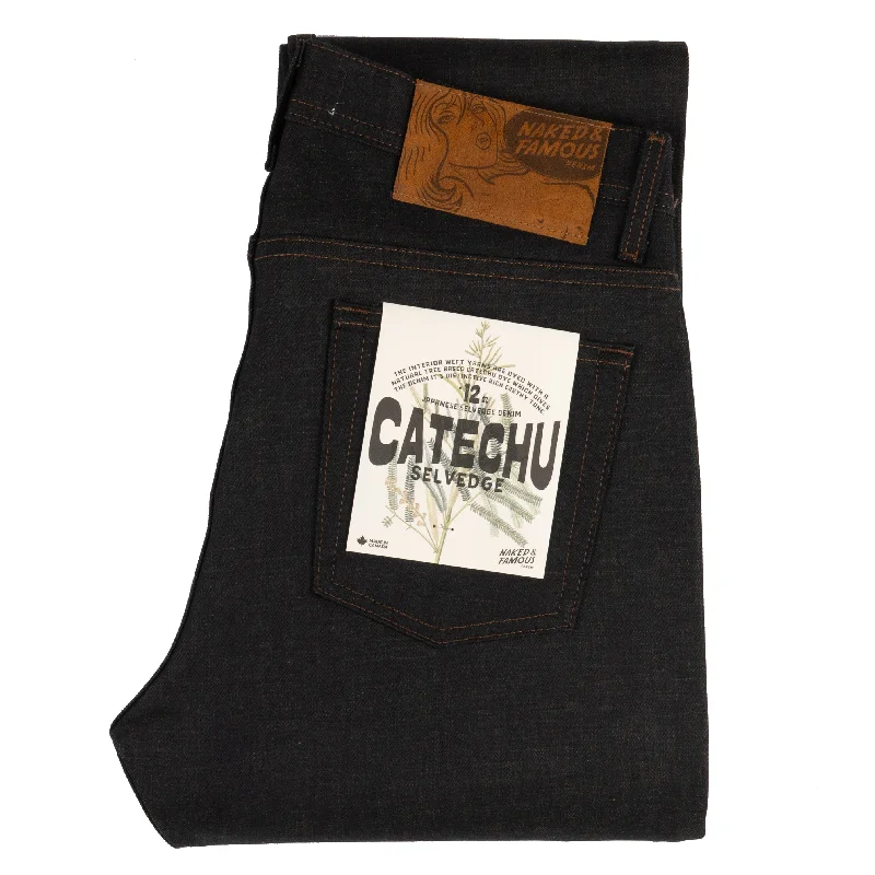 women's denim jeans for athletic bodiesWeird Guy - Catechu Selvedge