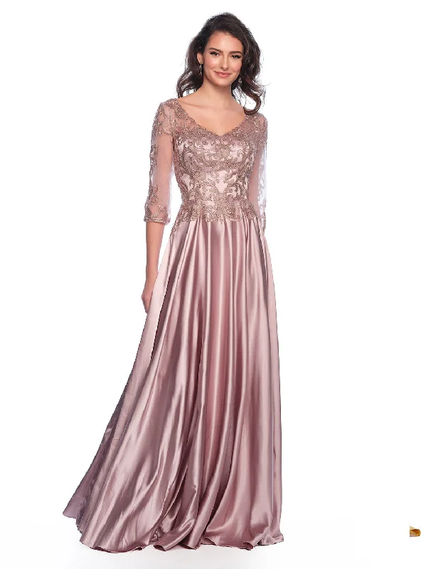 petite party dressesLong Evening Dress by Dave and Johnny 11362