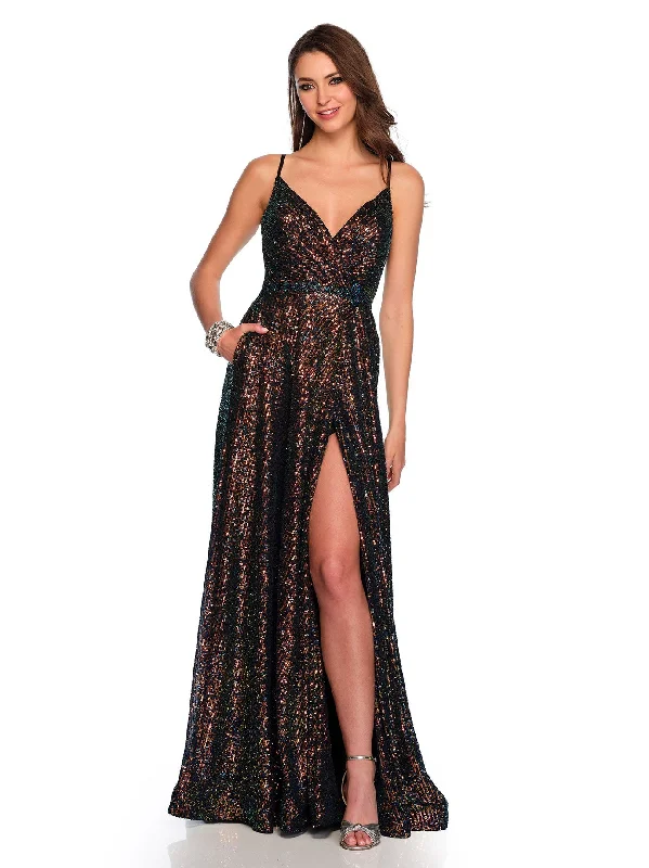 lace party dressesLong Evening Dress by Dave and Johnny 11278