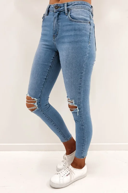 women's denim jeans for summerMid Ankle Skimmer Jean Lunar Destroy