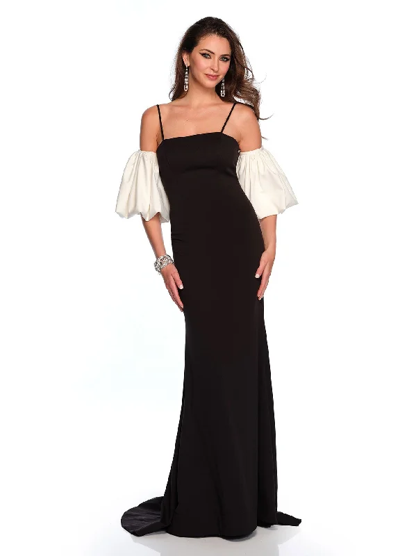 asymmetrical party dressesLong Evening Dress by Dave and Johnny 11368