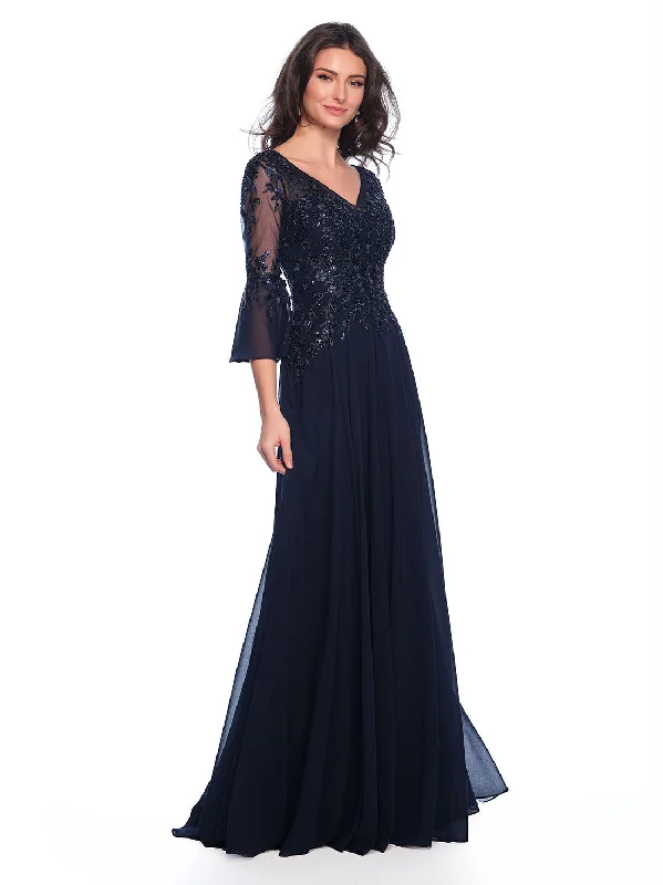 elegant party dressesLong Evening Dress by Dave and Johnny 11602