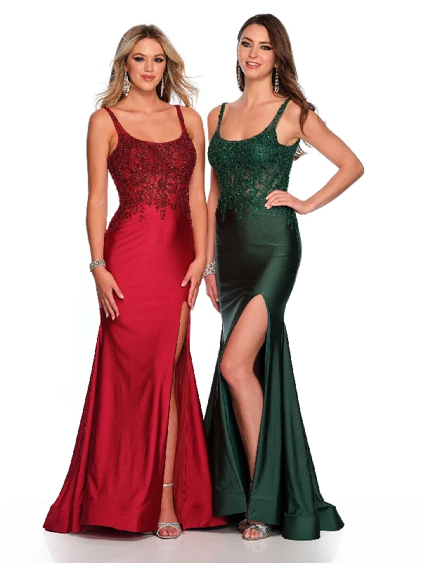 chic party dressesLong Evening Dress by Dave and Johnny 11584