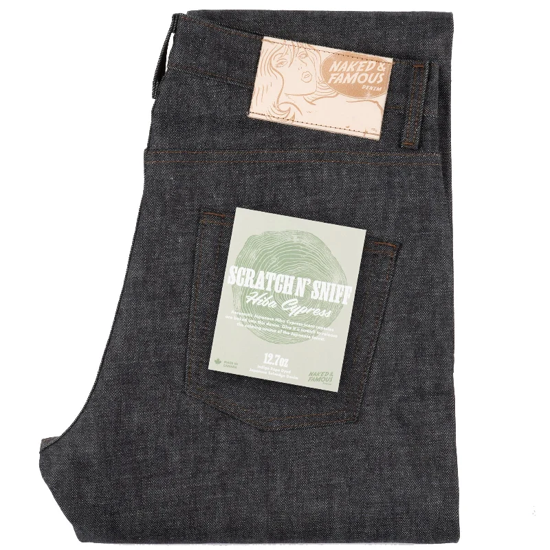 women's short denim jeansEasy Guy - Scratch-n-Sniff - Hiba Cypress