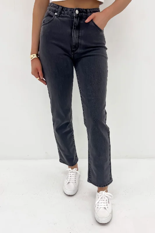 women's denim jeans with pocketsOriginal Straight Jean Brad Black