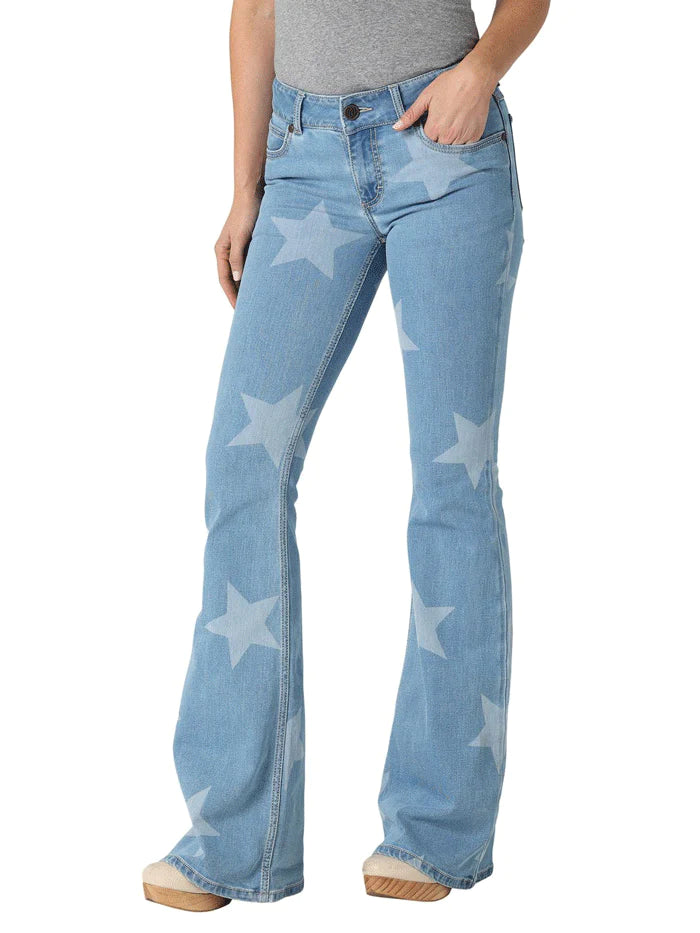 women's high-waisted denim jeansWrangler Mae Star Jeans