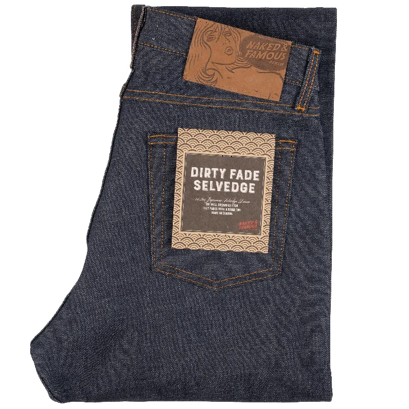 women's denim jeans with lace trimTrue Guy - Dirty Fade Selvedge