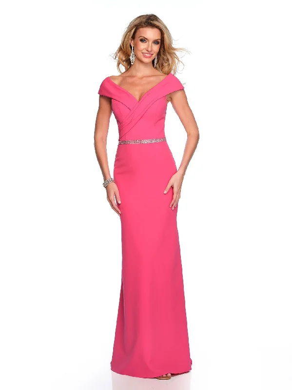 pool party dressesLong Evening Dress by Dave and Johnny 11629