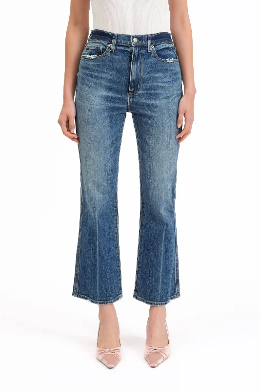 women's denim jeans for tall womenSoho High Rise Ankle Flare Jean - Rush Hour