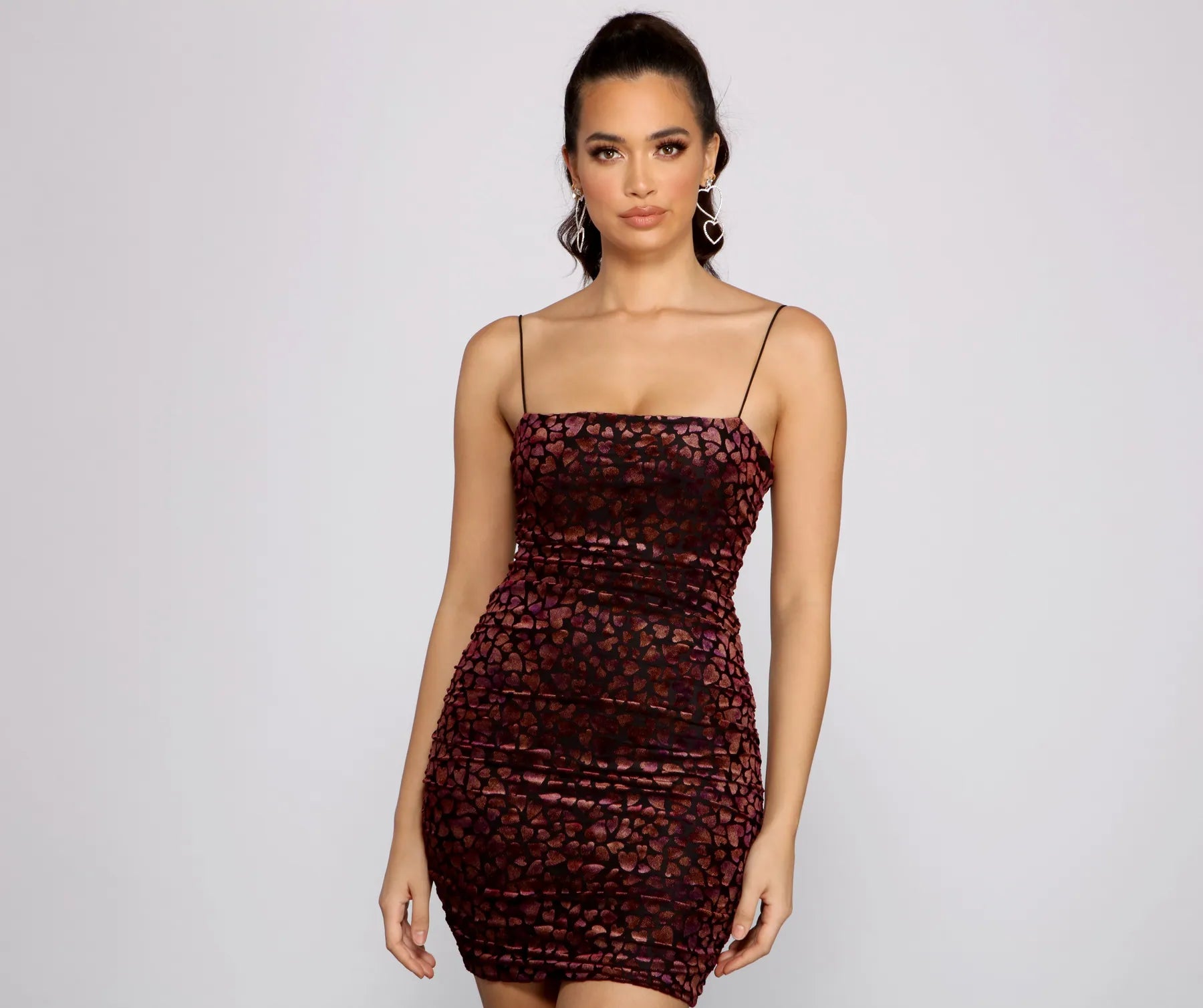 elegant and sophisticated Mimi dresses for a night out on the town.Heart Of Glam Sleeveless Mini Dress