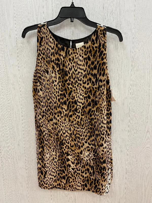 women's tops for those who want to create outfits that reflect their personal style and sense of fashionAnimal Print Top Sleeveless Chicos, Size S