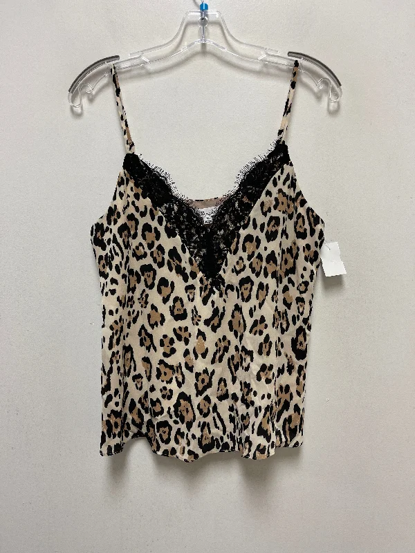 women's tops that offer a perfect blend of style, comfort, and affordabilityAnimal Print Top Sleeveless Socialite, Size M