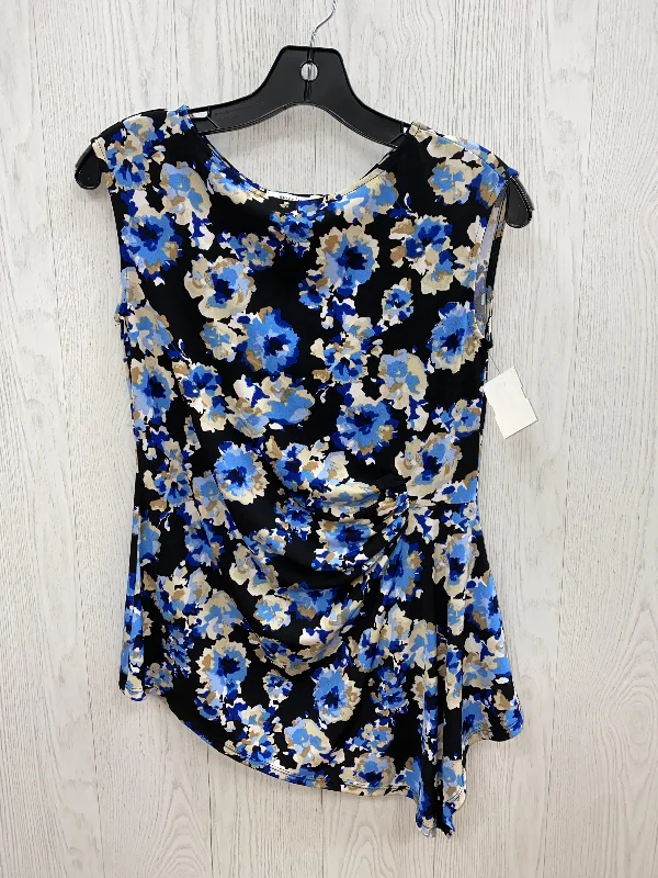 women's tops for those who seek both style and comfortBlack & Blue Top Sleeveless White House Black Market, Size Xs