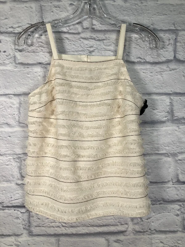 women's tops for those who prefer classic over trendy stylesBlack & Cream Top Sleeveless Maeve, Size S