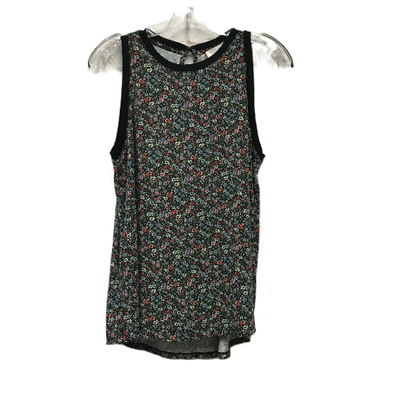 women's tops for those who want to create outfits that reflect their personal style and sense of fashionBlack Top Sleeveless By Loft, Size: M