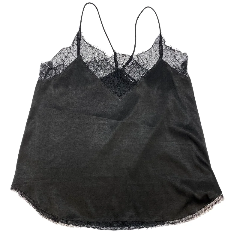 women's tops for those who want to create outfits that are both unique and memorableBlack Top Sleeveless Storia, Size S