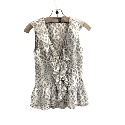 women's tops for those who want to elevate their everyday wear with chic and elegant piecesBlue & Grey Top Sleeveless New York And Co, Size Xs