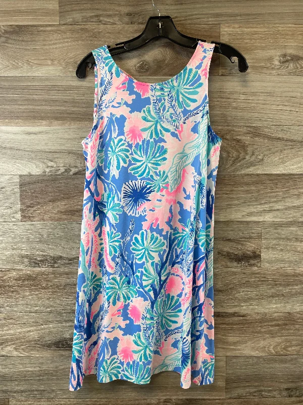 women's party dressesBlue & Pink Dress Designer Lilly Pulitzer, Size S