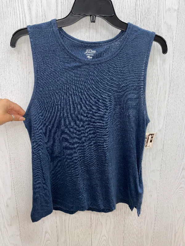 luxury women's topsBlue Top Sleeveless Basic J. Crew, Size S