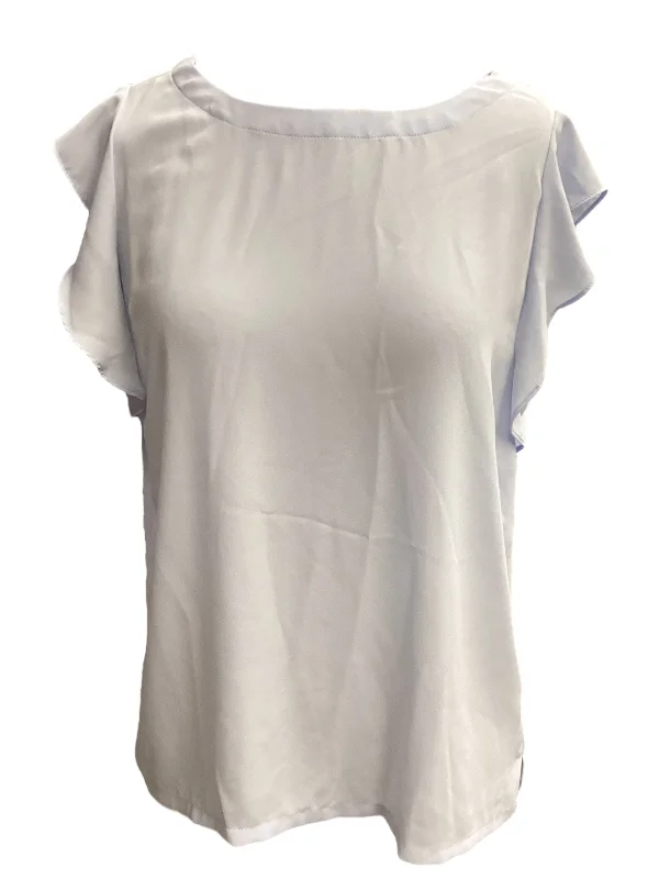 women's tops for those who prefer classic over trendy stylesBlue Top Sleeveless Loft, Size M