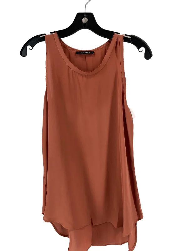 women's tops for cozy nights inBrown Top Sleeveless Olivaceous, Size S