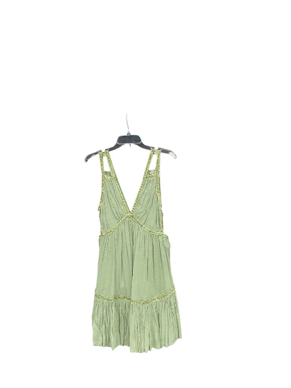 women's mini dressesDress Casual Short By Free People In Green, Size: M