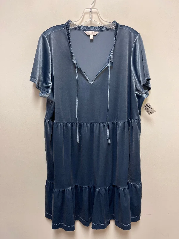 women's tall dressesDress Casual Short By Lc Lauren Conrad In Blue, Size: 2x