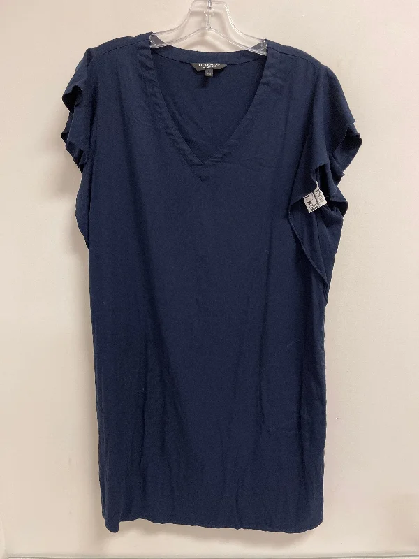 women's ruffle dressesDress Casual Short By Liverpool In Navy, Size: L