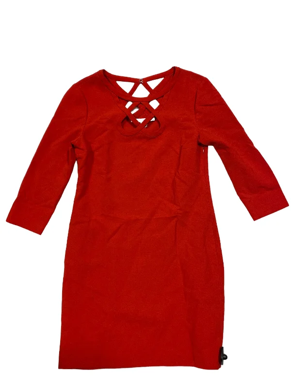 women's apple-shaped body dressesDress Designer By Diane Von Furstenberg In Red, Size: 8