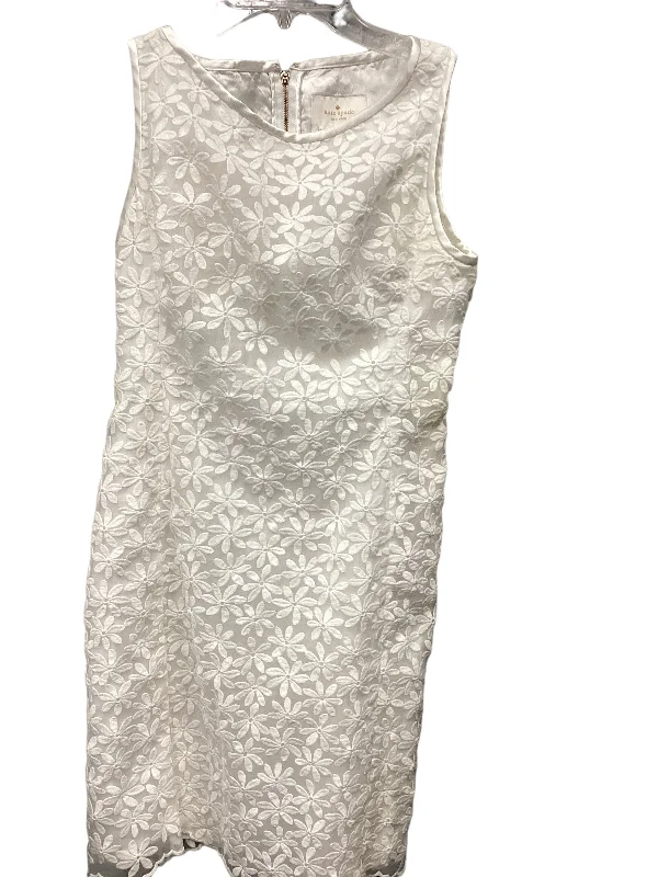 women's easy-to-wear dressesDress Designer By Kate Spade In White, Size: 6